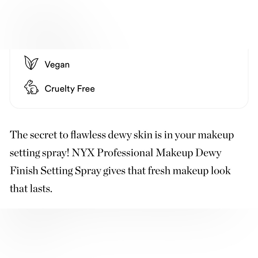 $5❤️‍🔥 LAST 1! NYX Professional Dewy Finish Long Lasting Makeup Setting Spray - Picture 4 of 6